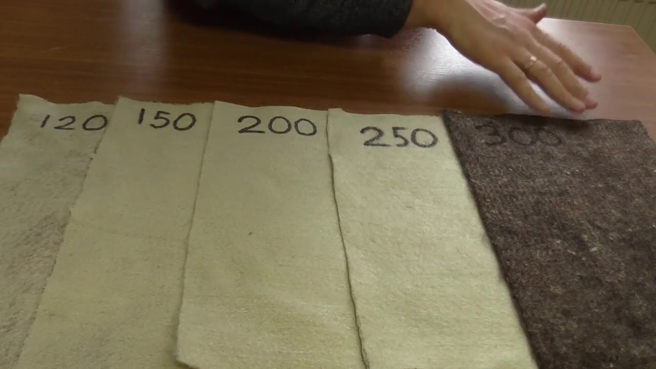 densité géotextile