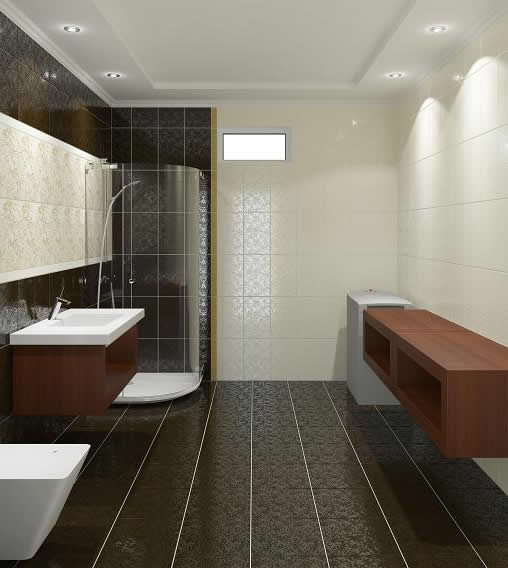 plaque de plâtre pour le plafond dans la salle de bain