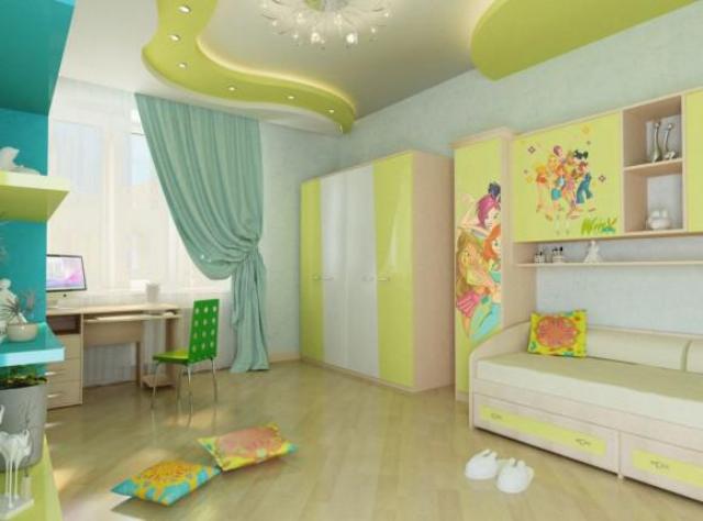 plafonds en placoplâtre dans la pépinière 3