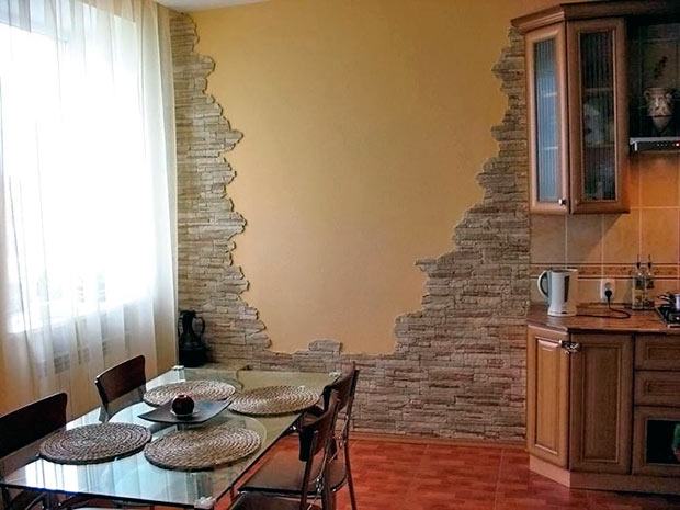 pierre pour murs de cuisine