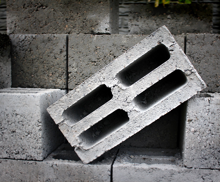 blocs de béton d'argile expansée