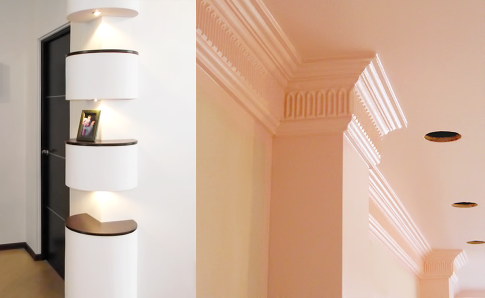 colonne de cloison sèche 2