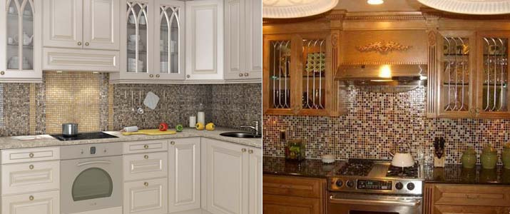 tablier de cuisine en mosaïque