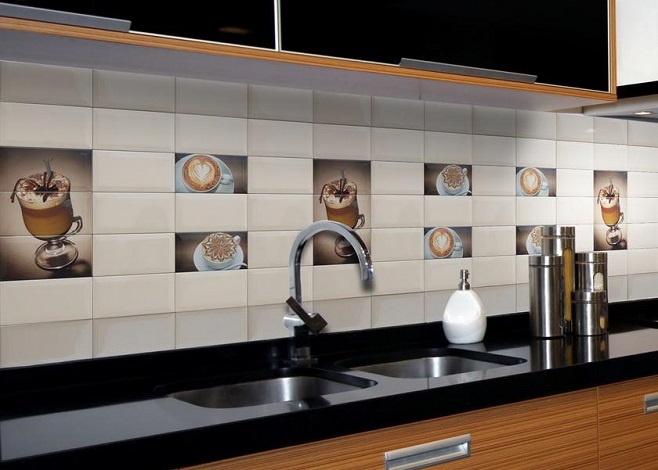 tablier de cuisine en carrelage 2