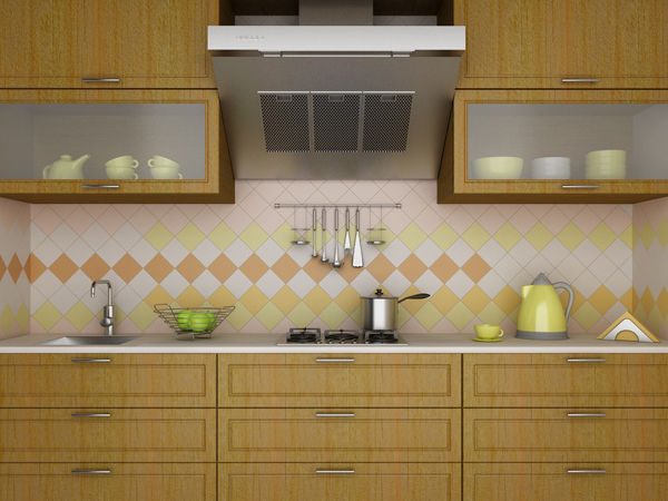 tablier de cuisine en carrelage