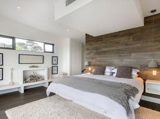 stratifié pour les murs de la chambre