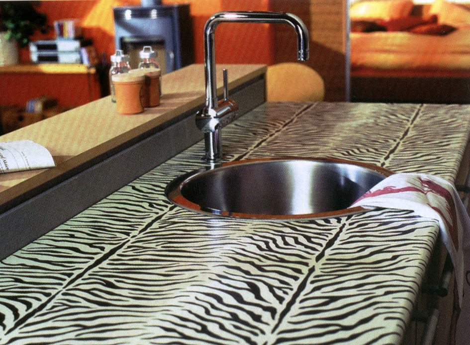 plan de travail stratifié pour la cuisine