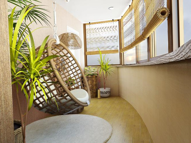 linoléum sur le balcon