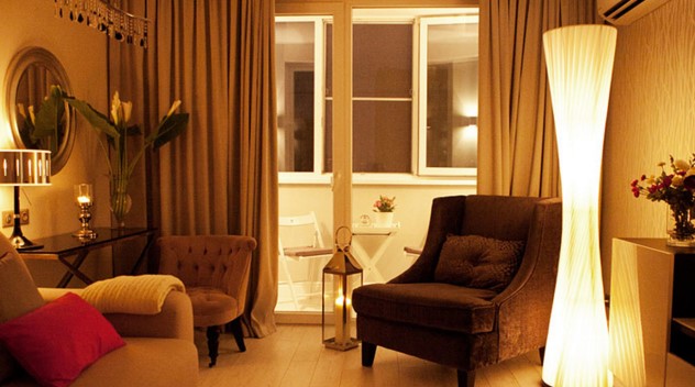 éclairage local dans le salon 3