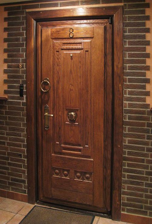 garniture en bois de porte avant en métal
