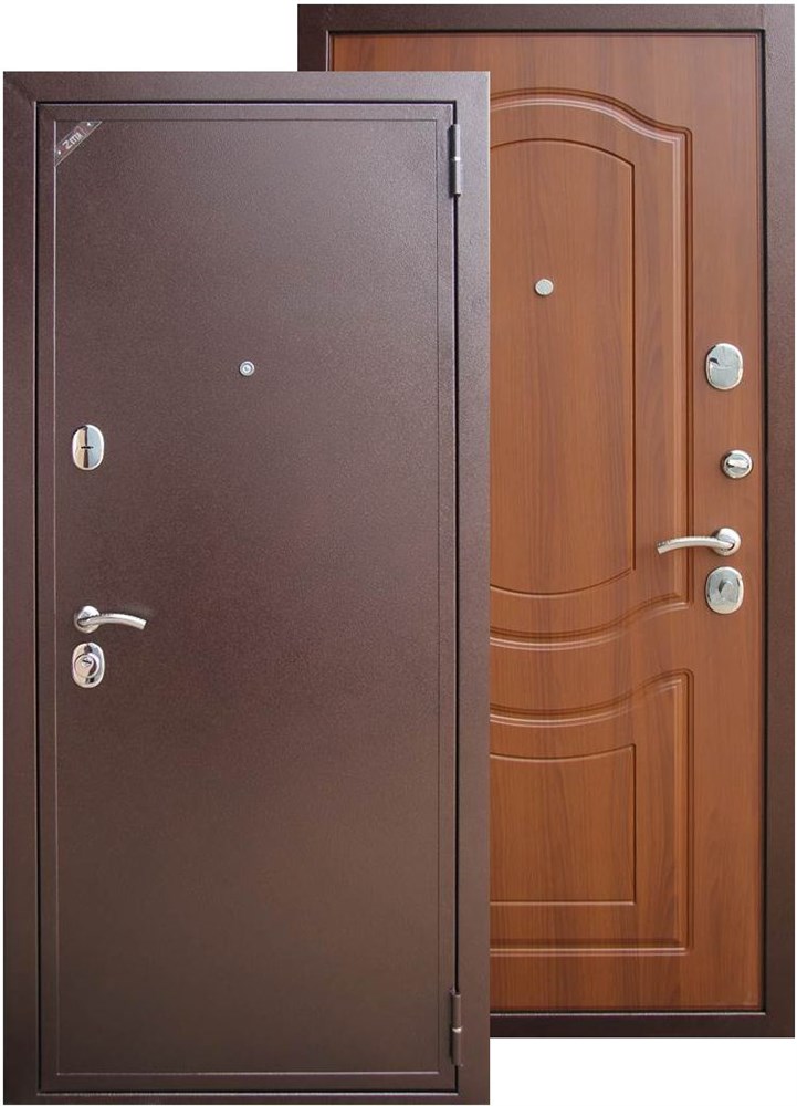 porte d'entrée à guillotine en métal 2