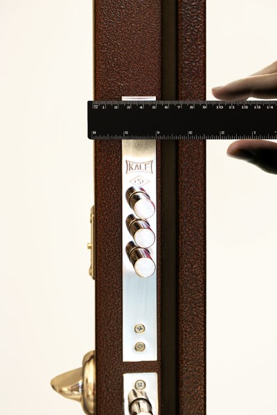 épaisseur en acier de porte d'entrée en métal