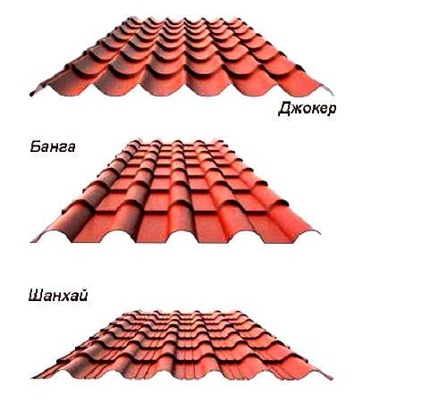 profil de tuile en métal