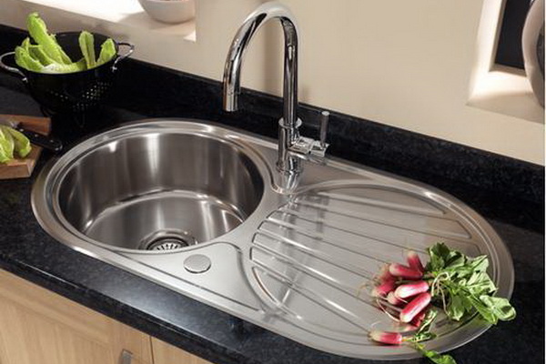évier de cuisine rond