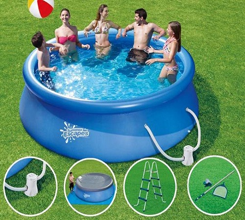 conception de piscine gonflable