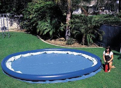installation de piscine gonflable 2