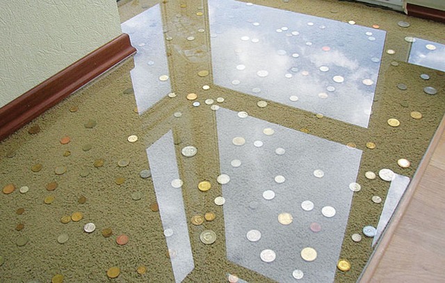 planchers en vrac transparents