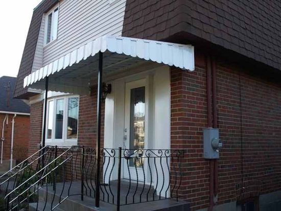 auvent de porche ondulé