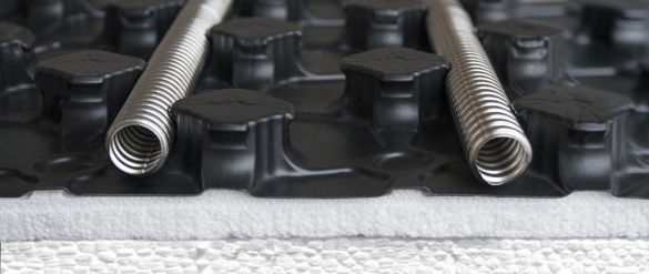 tuyaux en acier inoxydable pour le chauffage au sol de l'eau