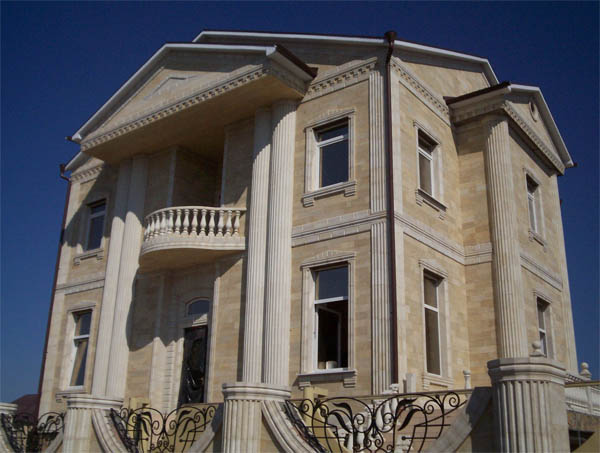 Revêtement de façade en pierre naturelle