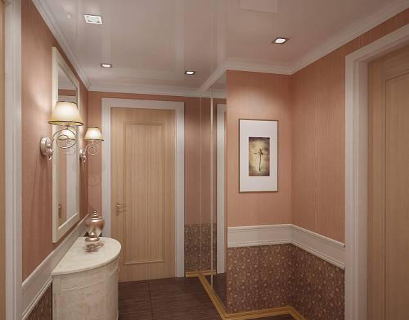 Comment choisir le papier peint pour le couloir: vue, couleur, combinaison Comment choisir le papier peint pour le couloir: vue, couleur, combinaison