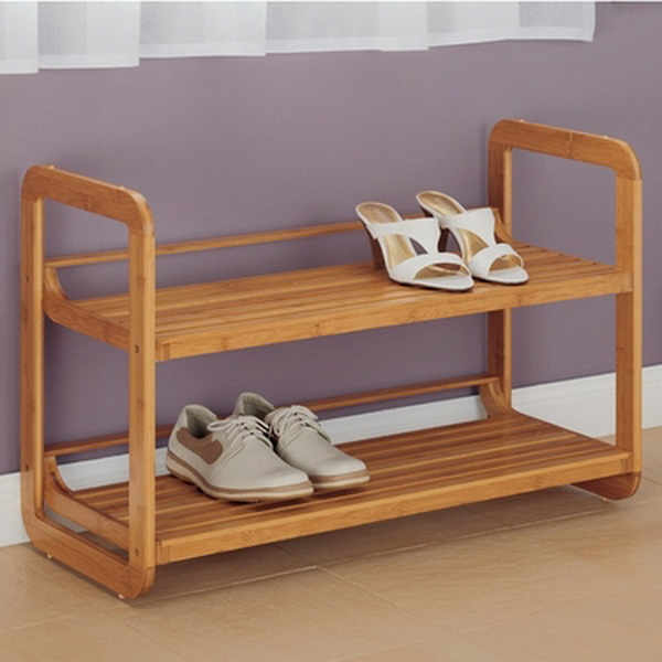 étagère à chaussures en bois