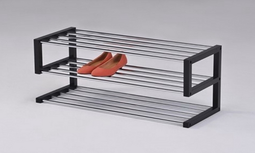 étagère à chaussures en métal