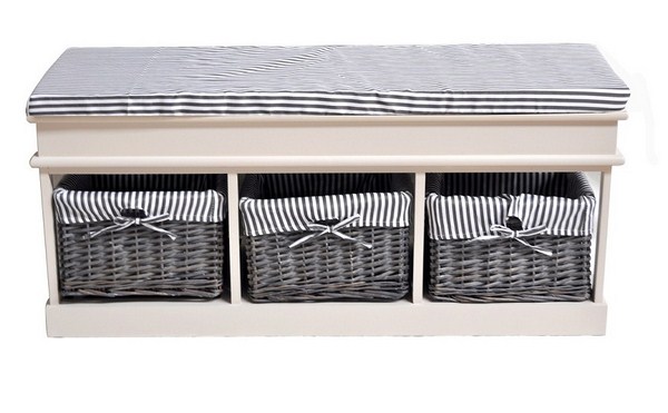 étagère à chaussures en osier