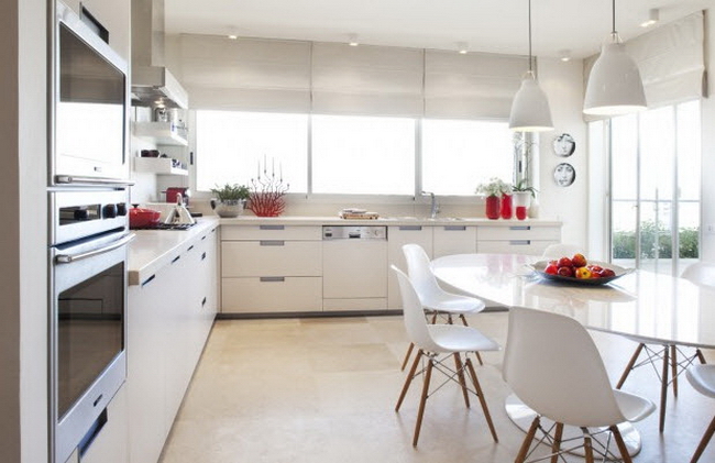 éclairage de la salle à manger de la cuisine