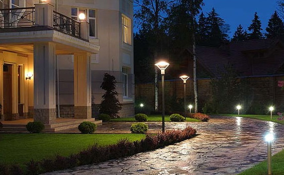 éclairage de banlieue