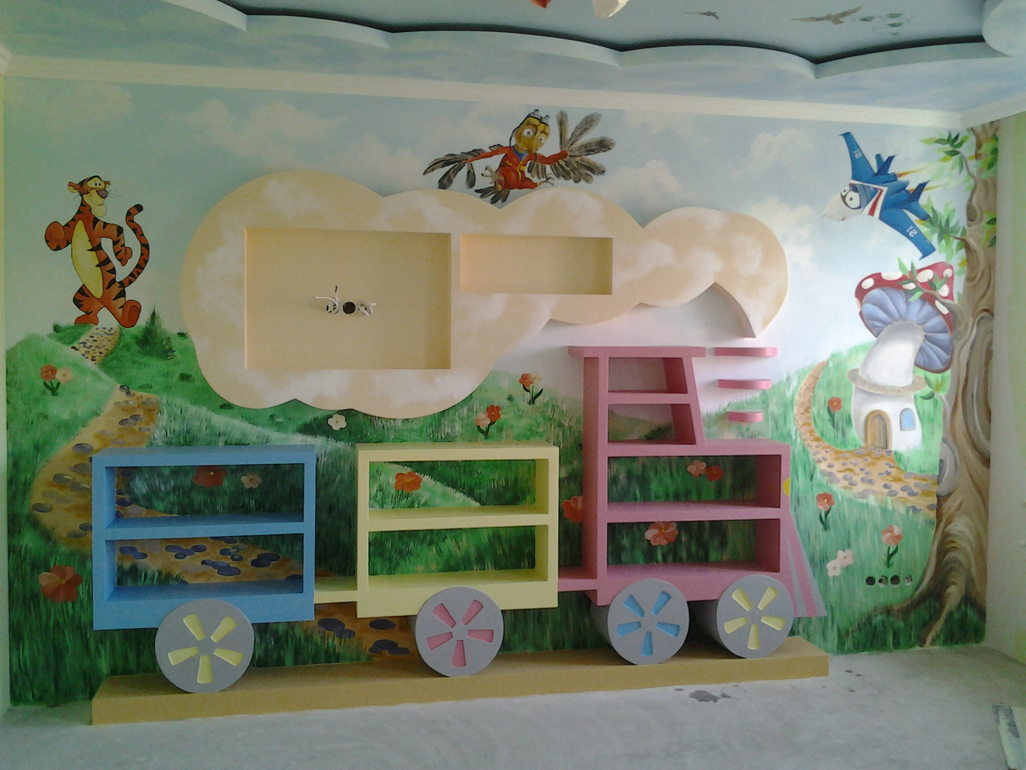 décoration murale en peinture enfant 2