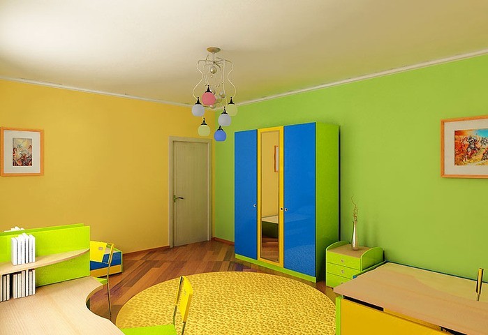 décoration murale en peinture pour enfants