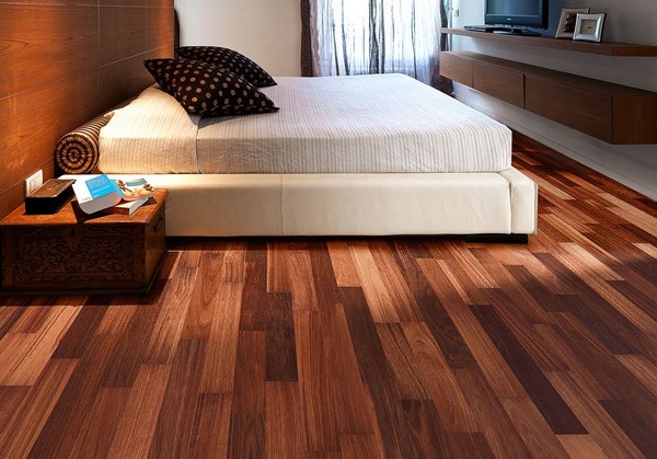 planche de parquet pour la chambre