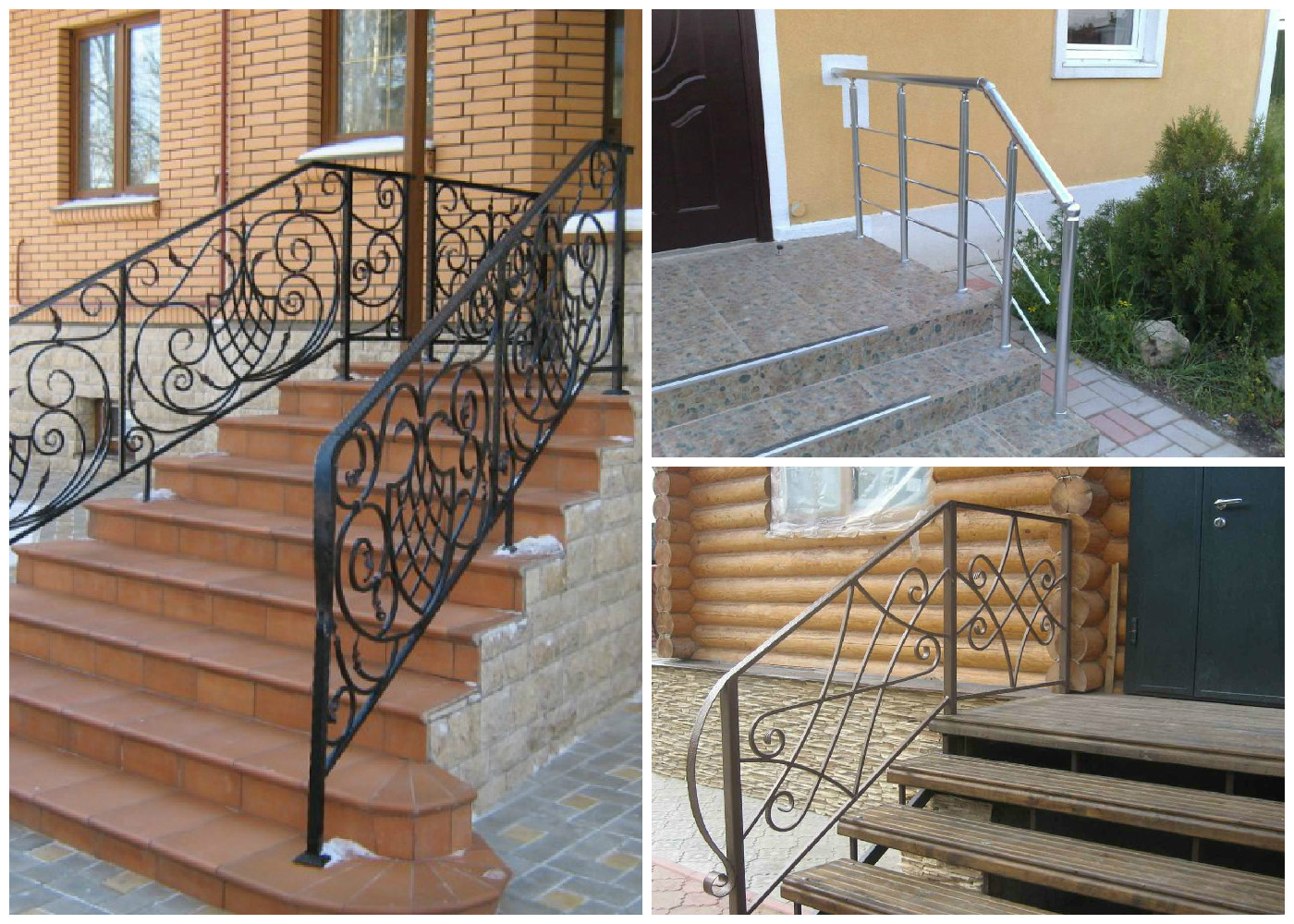 balustrade de porche en métal