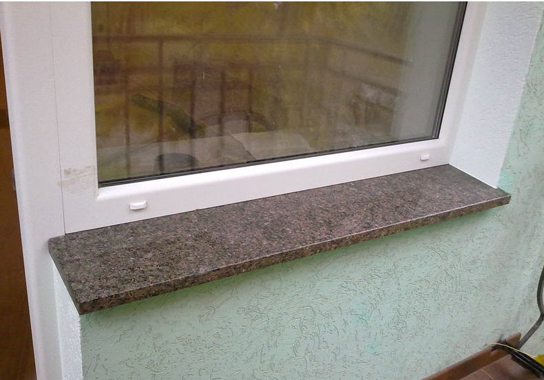 appui de fenêtre en porcelaine