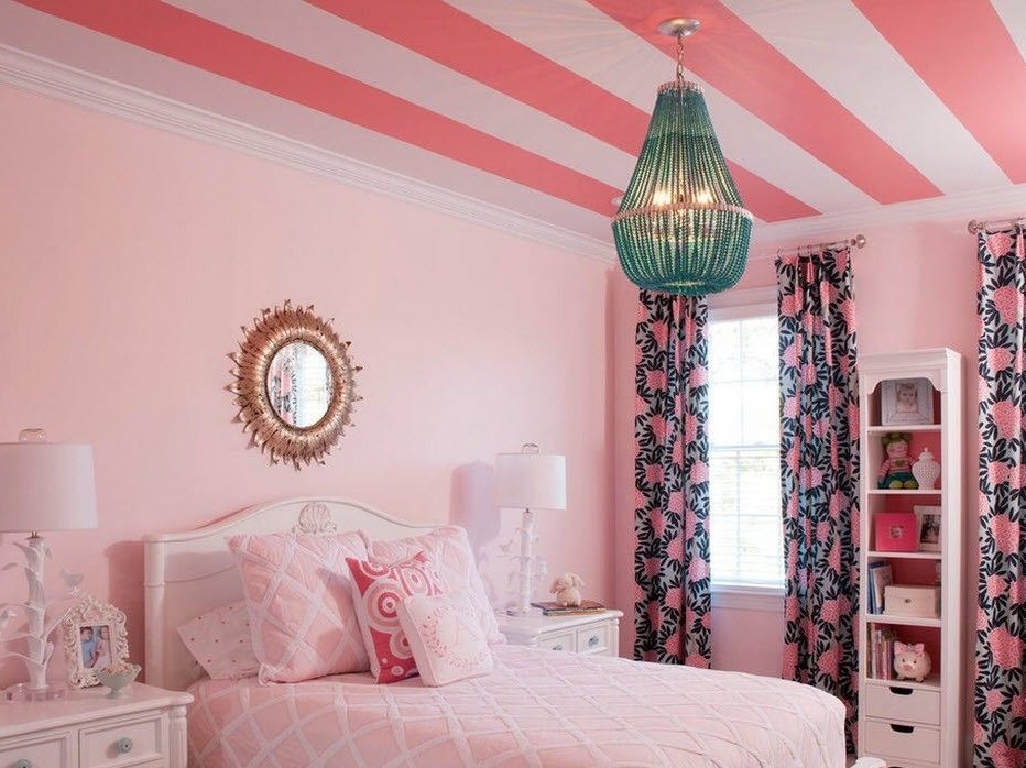 peinture du plafond dans la pépinière 2