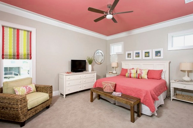 peindre le plafond de la chambre