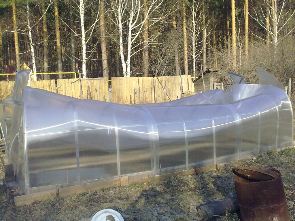 polycarbonate de basse qualité pour la serre 2