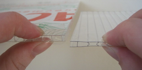 polycarbonate pour une serre de mauvaise qualité