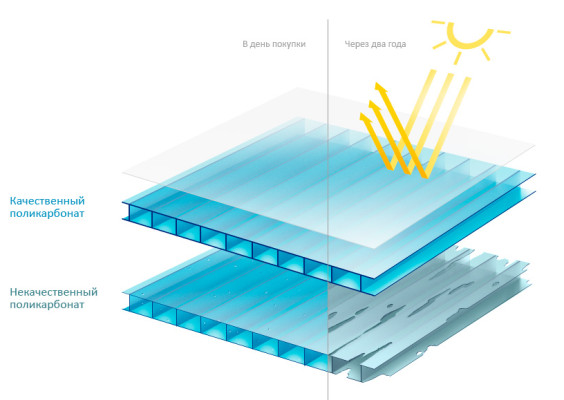 revêtement de protection en polycarbonate pour serre