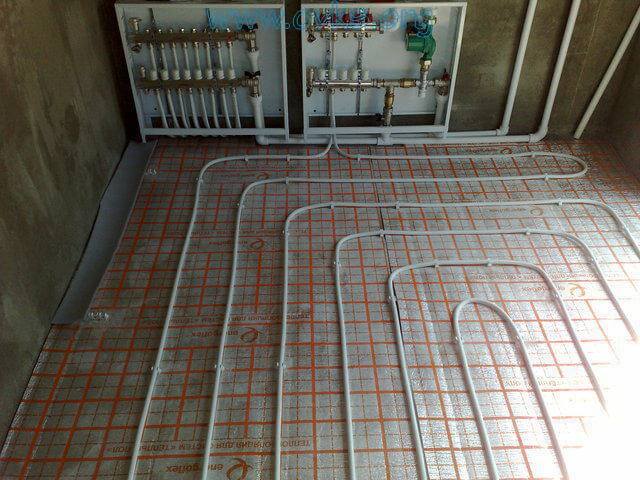 tuyaux en polypropylène pour le plancher chauffant