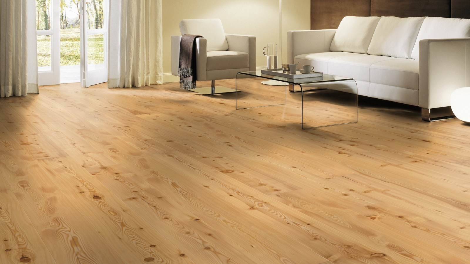 planchers de mélèze