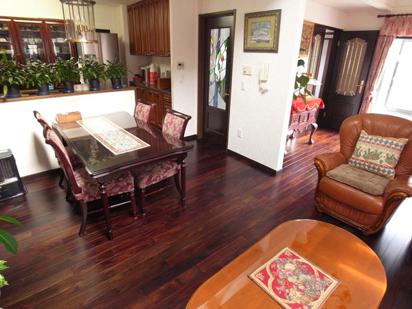 planchers de bois de rose