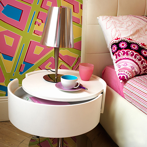 table de chevet ronde