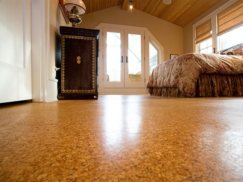 plancher de liège pour la chambre 2