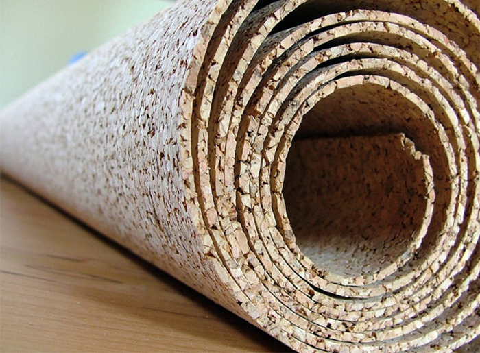 rouleau de sol en liège