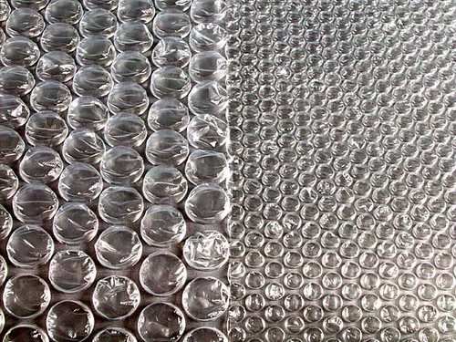 papier bulle à effet de serre