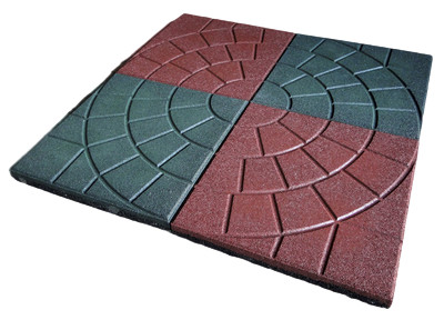 tuile en caoutchouc forme 3