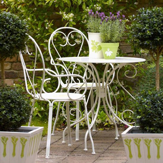 meubles de jardin en métal 2