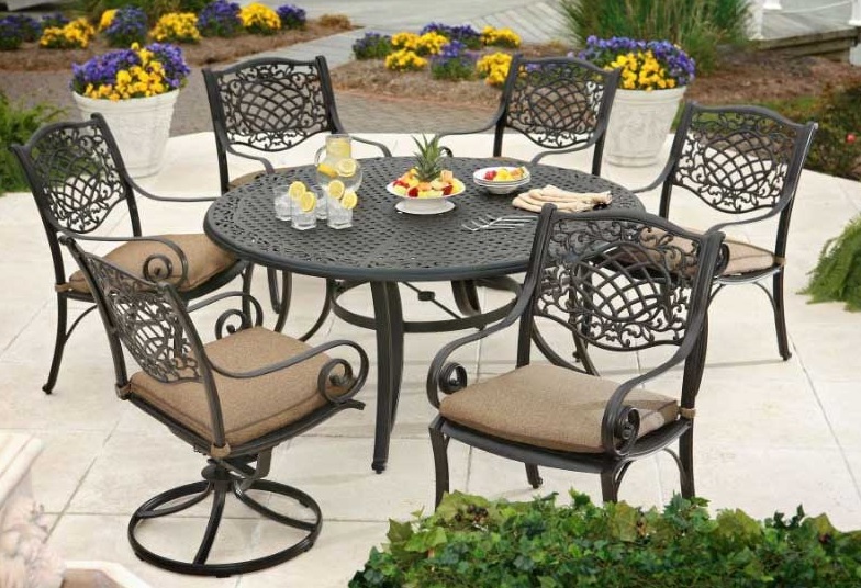 meubles de jardin en métal